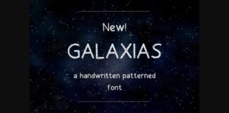 Galaxias Font Poster 1
