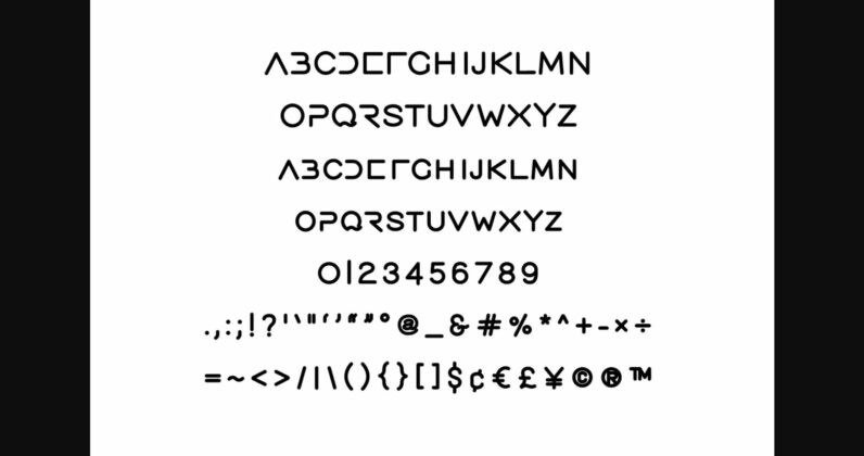 Galaxy Font Poster 6