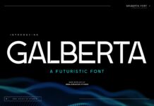 Galberta Font Poster 1