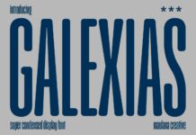 Galexias Font Poster 1