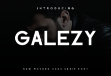 Galezy Font Poster 1