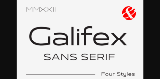 Galifex Font Poster 1