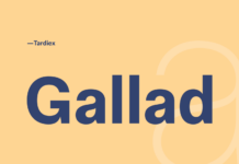 Gallad Font Poster 1