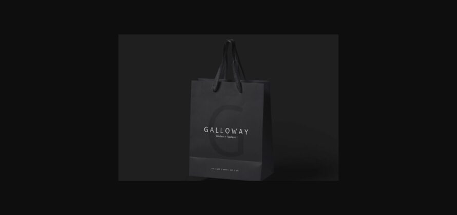 Galloway Font Poster 4
