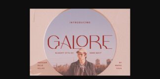 Galore Font Poster 1