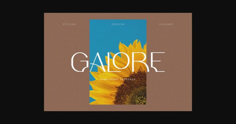 Galore Font Poster 4