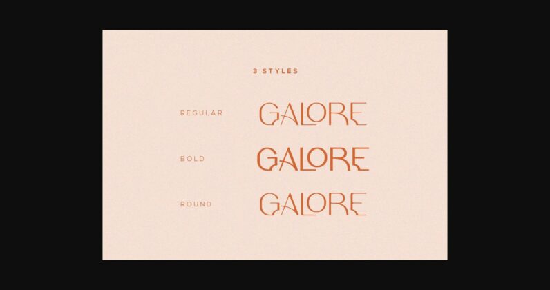Galore Font Poster 11