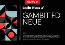Gambit Fd Neue Font Poster 1