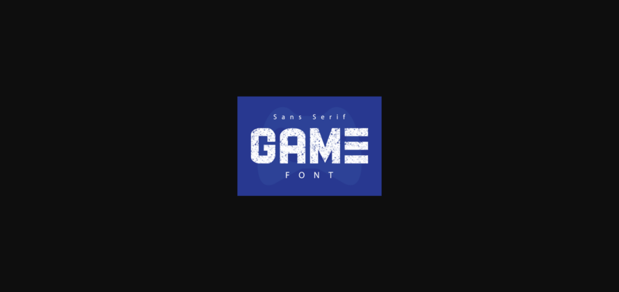 Game Font Poster 1