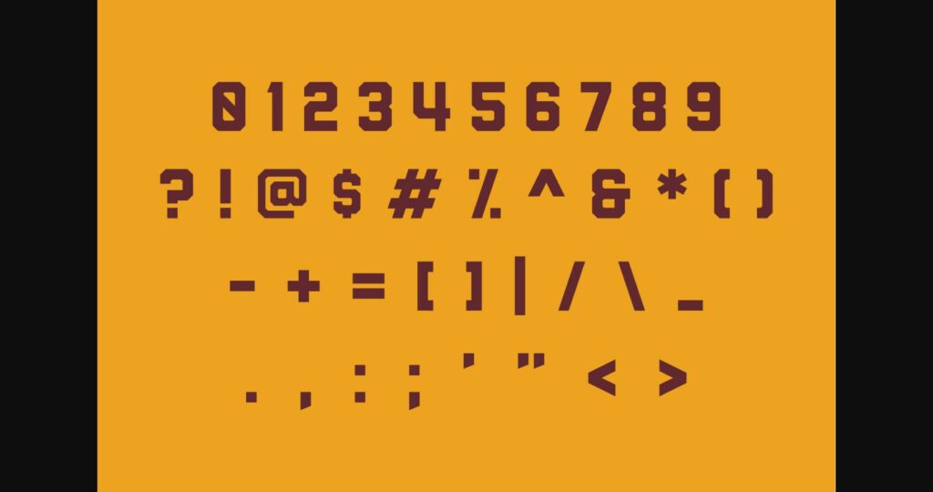 Gameday Font Poster 5