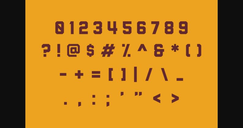 Gameday Font Poster 5