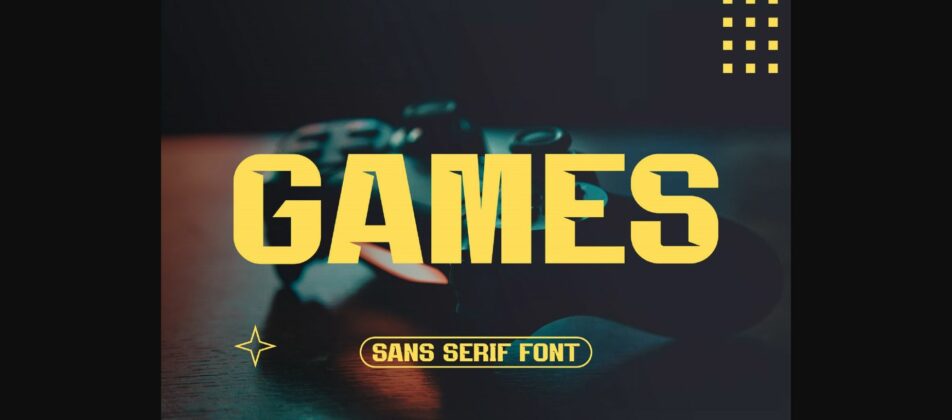 Games Font Poster 3