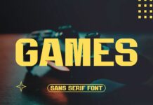 Games Font Poster 1