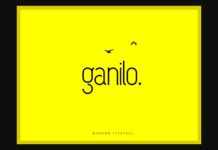Ganilo Font Poster 1