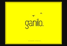 Ganilo Font Poster 1