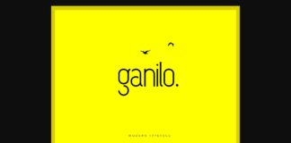 Ganilo Font Poster 1
