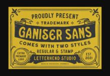 Ganiser Sans Font Poster 1