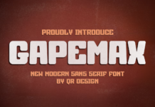 Gapemax Font Poster 1