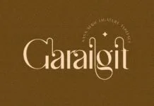 Garaigit Font Garaigit Font Poster 1