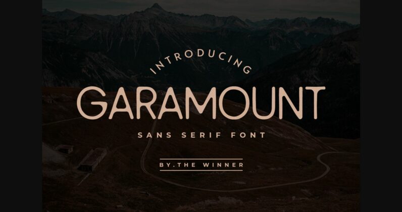 Garamount Font Poster 3