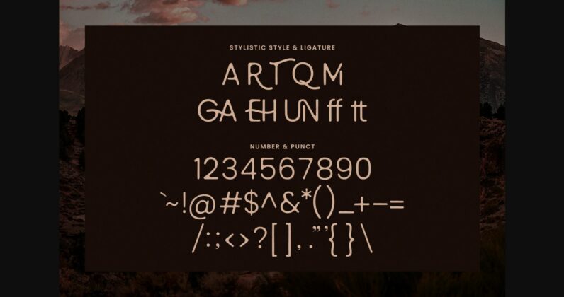 Garamount Font Poster 11