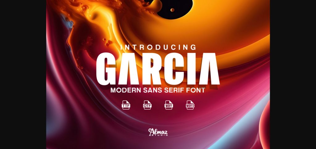 Garcia Font Poster 1