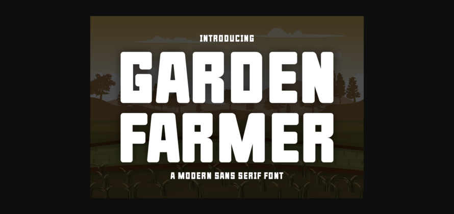 Garden Farmer Font Poster 3