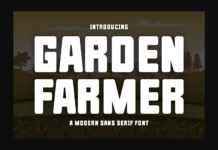 Garden Farmer Font Poster 1