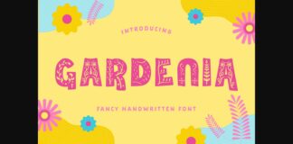 Gardenia Font Poster 1