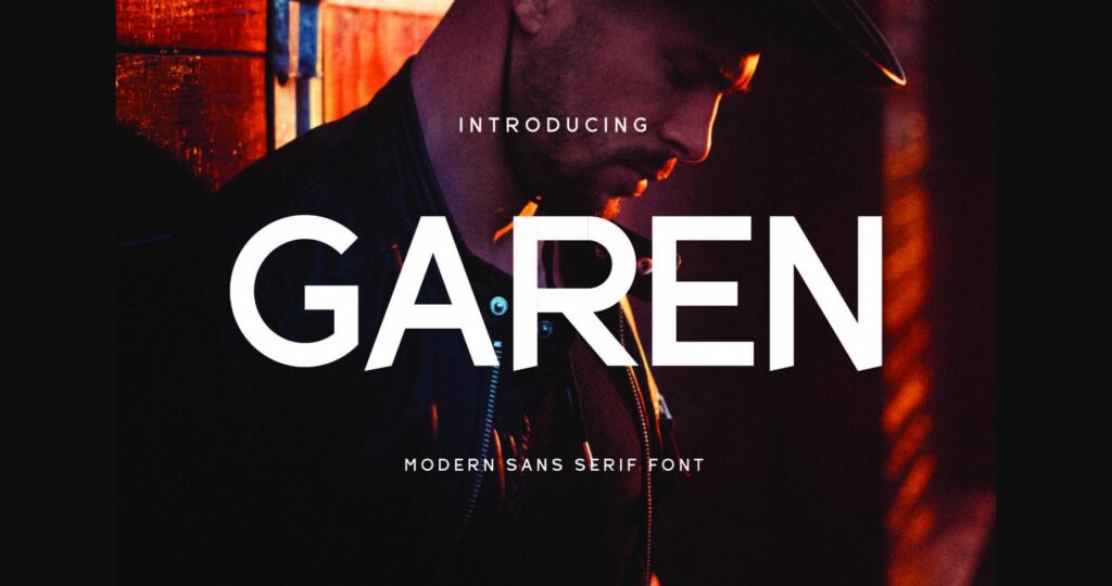 Garen Font Poster 3