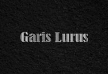 Garis Lurus Font Poster 1