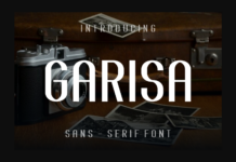 Garisa Font Poster 1