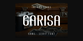 Garisa Font Poster 1