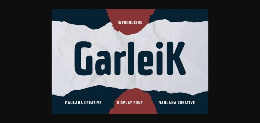 Garleik Font Poster 3