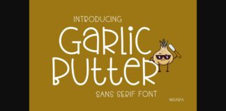 Garlic Butter Font Poster 1