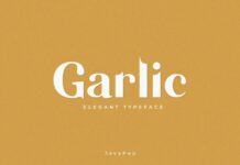 Garlic Font Poster 1