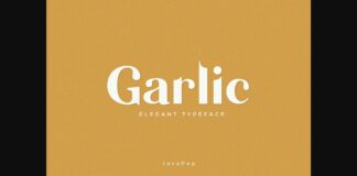 Garlic Font Poster 1