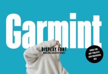 Garmint Font Poster 1