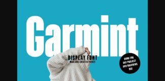 Garmint Font Poster 1