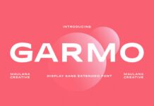 Garmo Font Poster 1