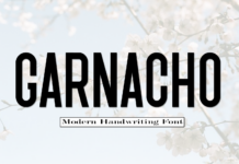 Garnacho Font Poster 1