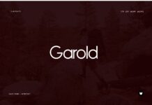 Garold Font Poster 1