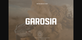 Garosia Font Poster 1