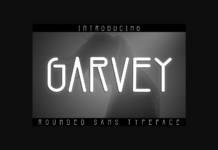 Garvey Font Poster 1