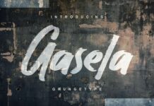 Gasela Font Poster 1