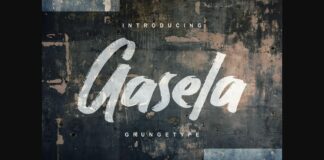 Gasela Font Poster 1