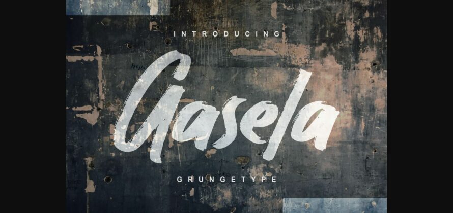 Gasela Font Poster 1