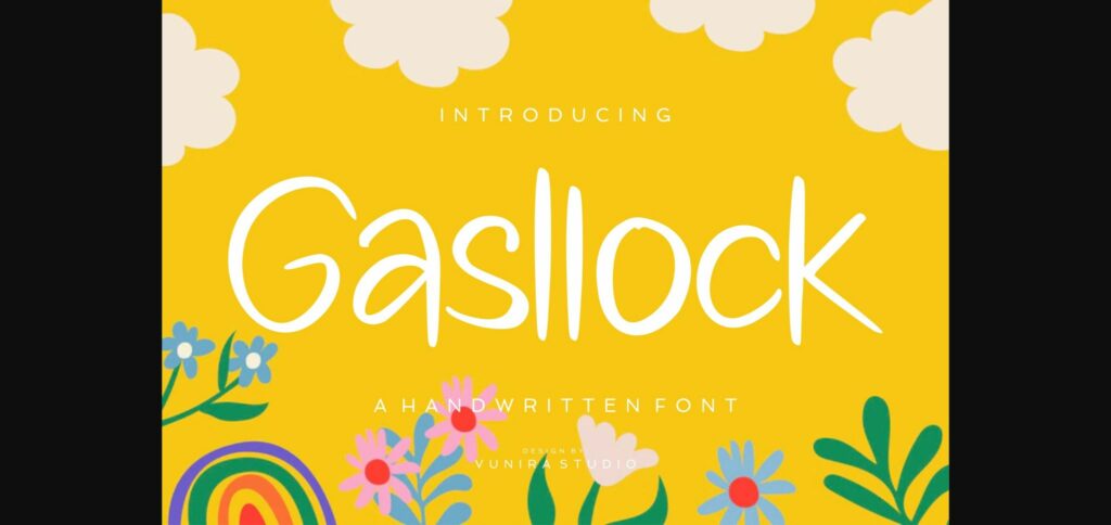 Gasllock Font Poster 3