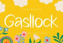 Gasllock Font Poster 1