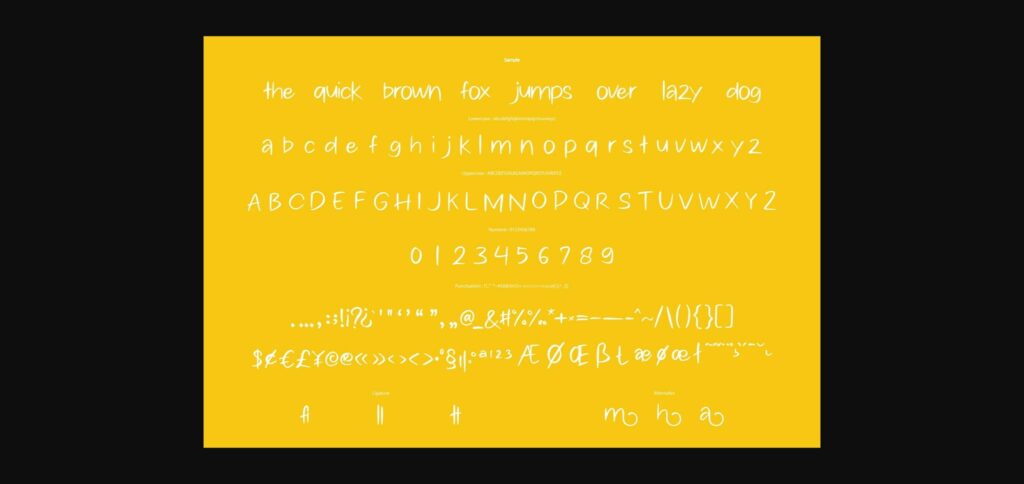 Gasllock Font Poster 7